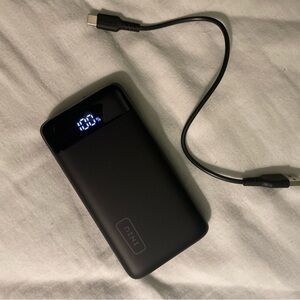 Black Portable Charging Bank